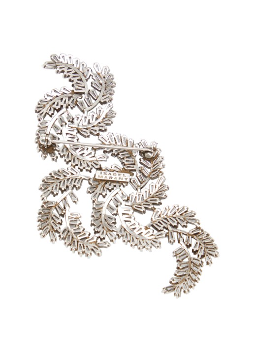 Isabel Marant Festive Feather broche met kristal