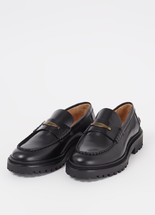 Isabel Marant Frezza loafer van kalfsleer - detail 3 zwart