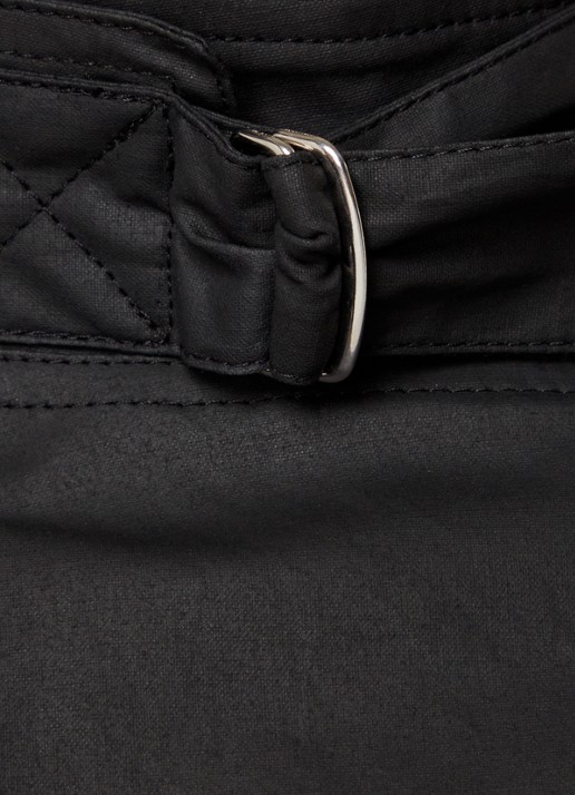 Isabel Marant Gokely korte trenchcoat met ceintuur  - detail 2 zwart