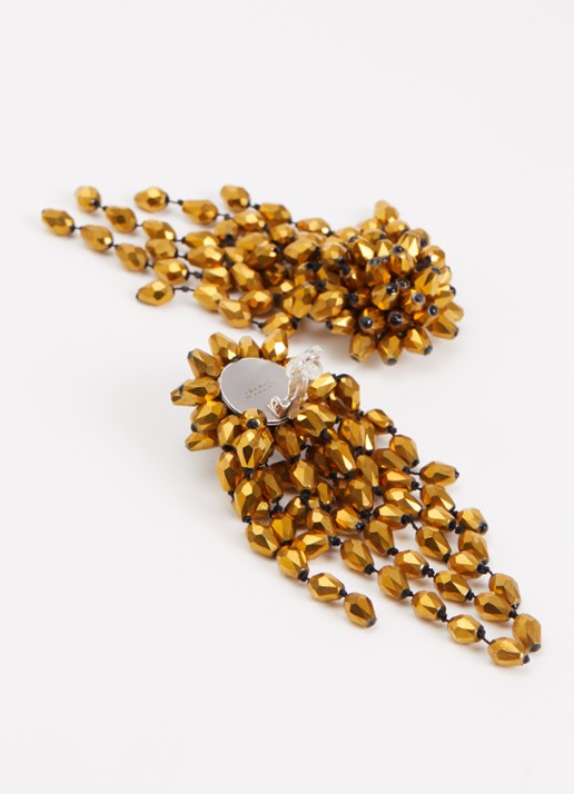 Isabel Marant Hanabi oorclips  - detail 2 brons