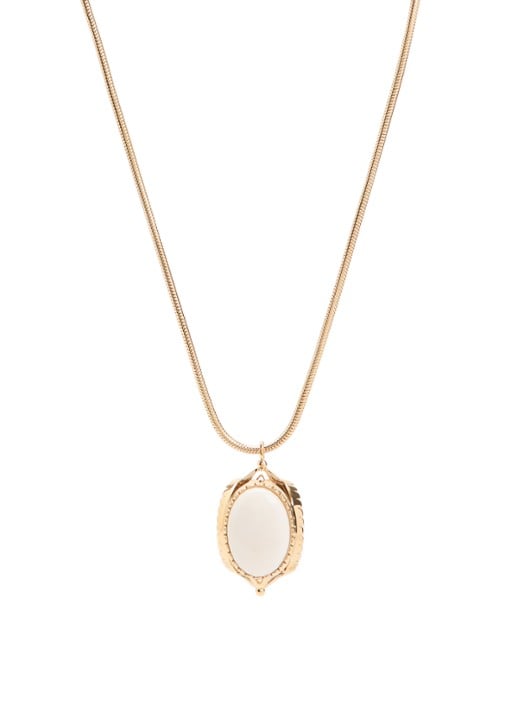 Isabel Marant Hanae ketting met hanger - voorkant 4 goud