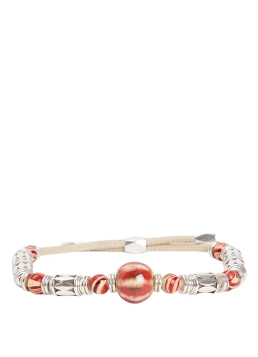 Isabel Marant Janis armband van leer - voorkant rood