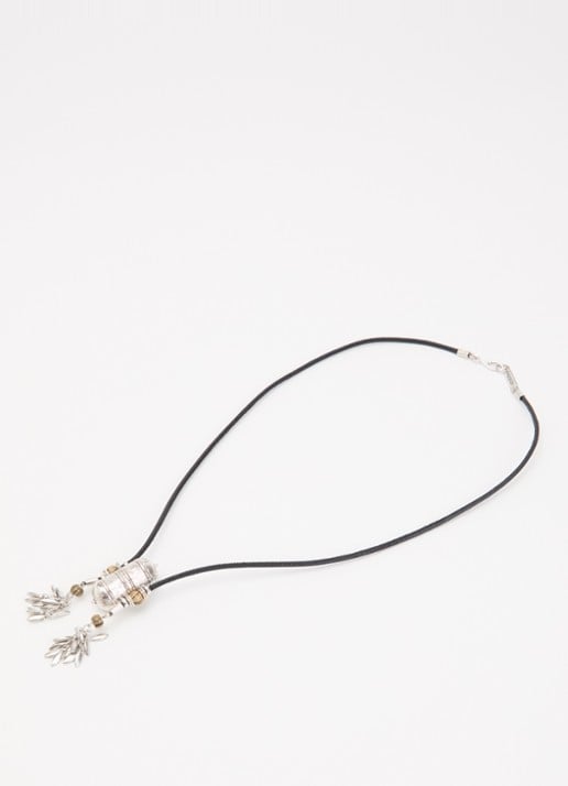Isabel Marant Janis ketting met hanger - detail 2 zwart
