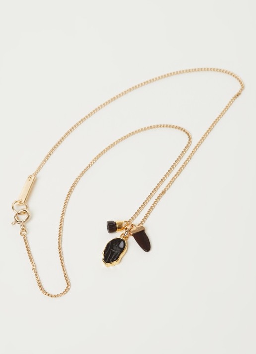Isabel Marant Ketting met bedels - detail goud