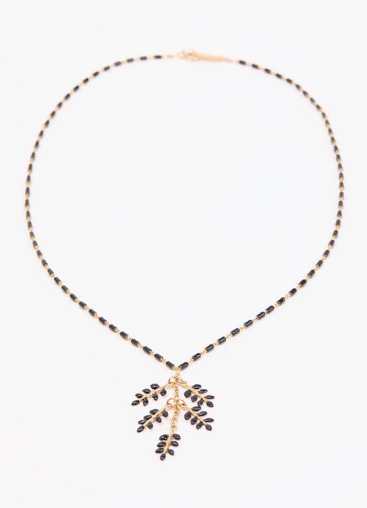 Isabel Marant Ketting met hanger - detail zwart