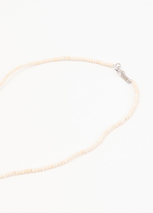 Isabel Marant Lyna kralenketting - detail 2 gebroken wit