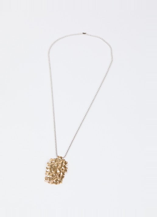 Isabel Marant Miller ketting met hanger - detail goud