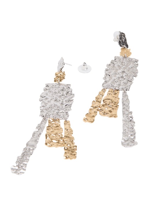 Isabel Marant Miller oorstekers - detail zilver