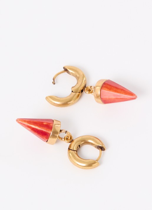 Isabel Marant Oorringen met hanger - detail 3 goud