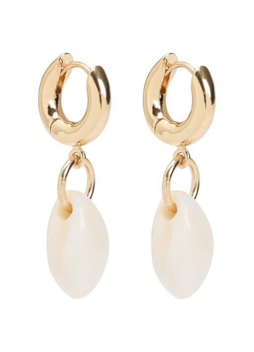 Isabel Marant Oorringen met hanger - voorkant goud