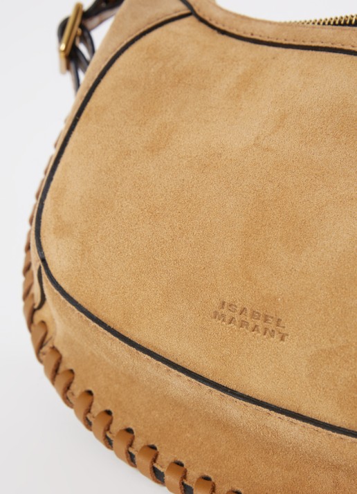 Isabel Marant Oskan Moon schoudertas van suède - detail 4 camel