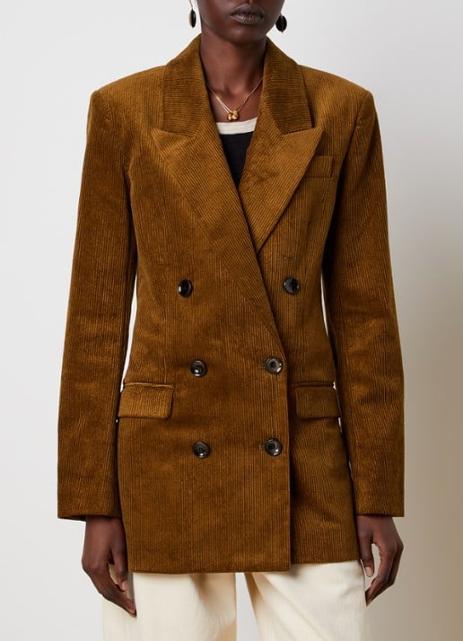 Isabel Marant Rasma double-breasted blazer van corduroy