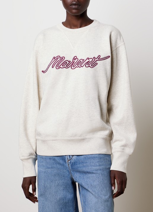 Isabel Marant Rise sweater met logoborduring