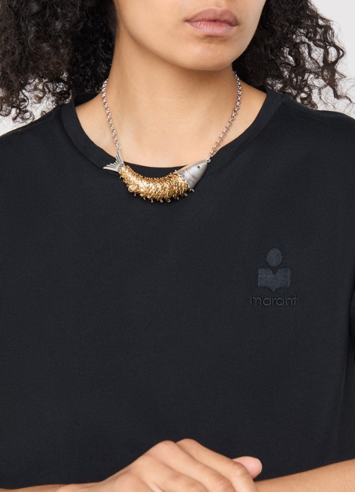 Isabel Marant River choker verguld - voorkant 2 multicolor