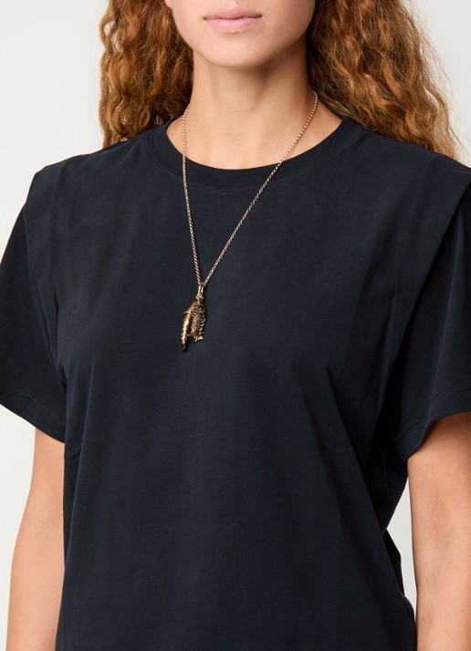 Isabel Marant River ketting met hanger - voorkant 2 goud