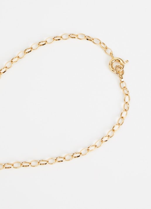 Isabel Marant River Long ketting verguld - detail 2 goud