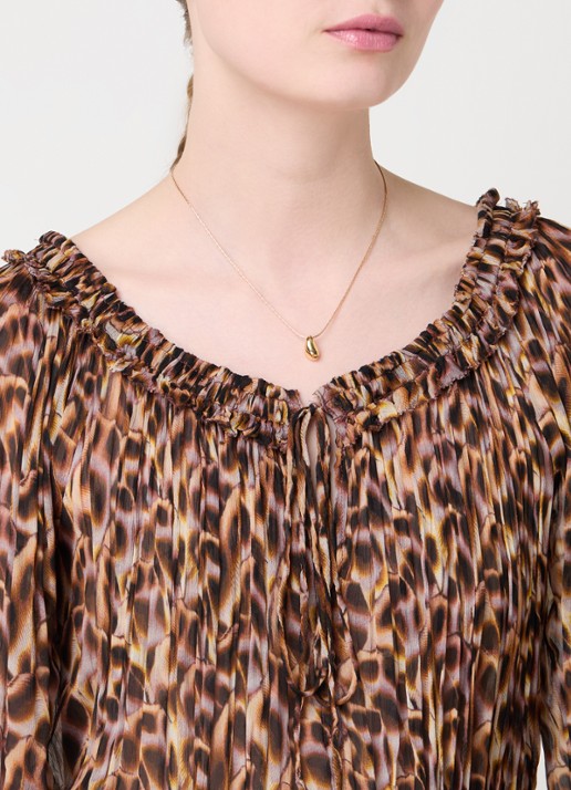 Isabel Marant Shiny Day ketting met hanger - voorkant 4 goud