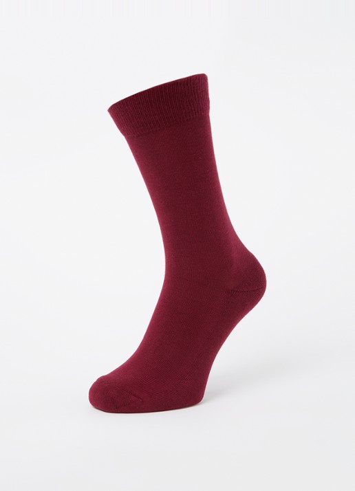Isabel Marant Siloki sok met logo - detail bordeauxrood