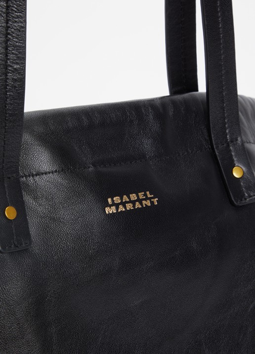 Isabel Marant Silven schoudertas van lamsleer - detail 7 zwart