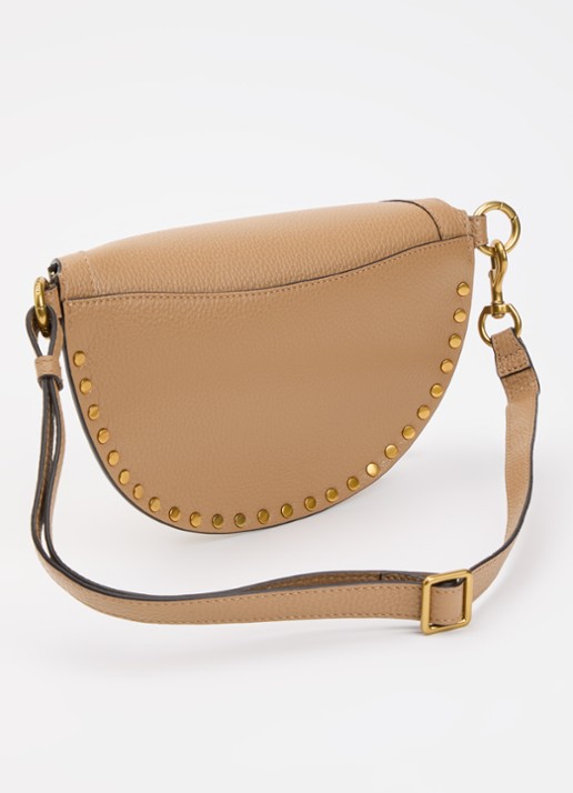 Isabel Marant Skano heuptas van kalfsleer met studs - achterkant 2 camel
