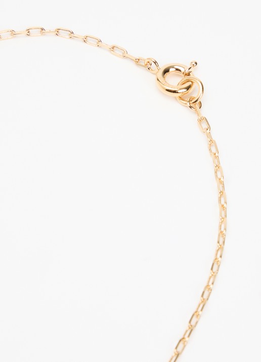 Isabel Marant Stones ketting met hanger - detail 3 geel