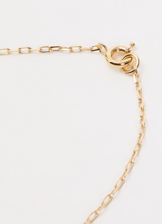 Isabel Marant Stones ketting met hanger - detail 3 oranje