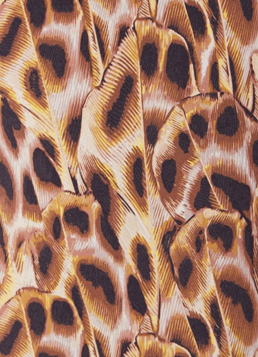 Isabel Marant Swan badpak met print - detail 2 bruin