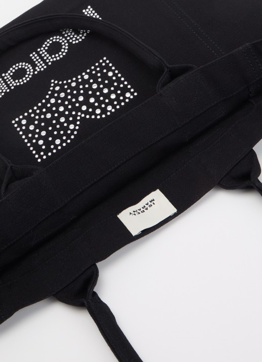 Isabel Marant Yenky shopper met studs - detail 4 zwart