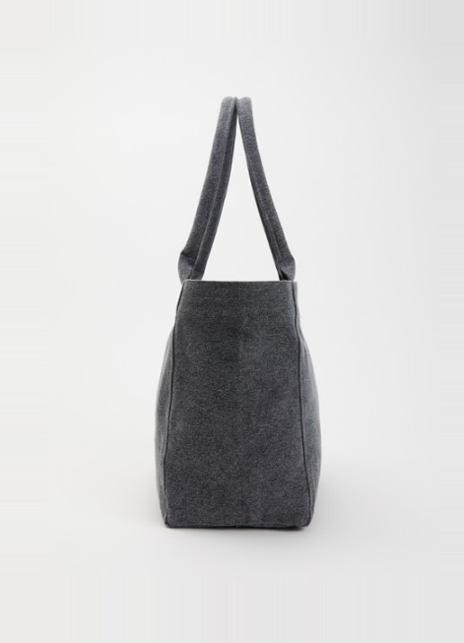 Isabel Marant Yenky shopper van canvas met logoborduring - detail 3 antraciet