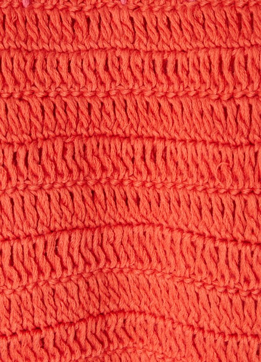 It's Now Cool Tanga bikinislip van crochet - detail 3 koraalroze