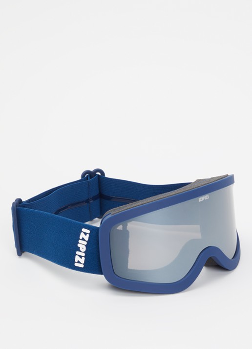 IZIPIZI Snow Junior Skibril - voorkant donkerblauw