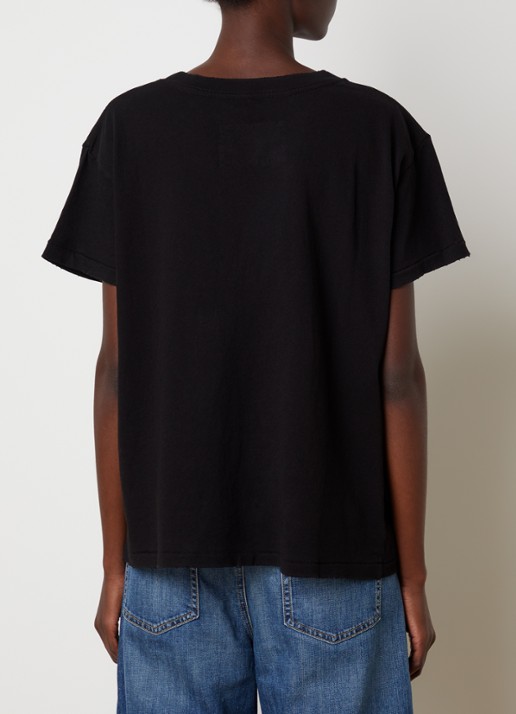 J.W. Anderson Brady T-shirt met ronde hals - achterkant zwart