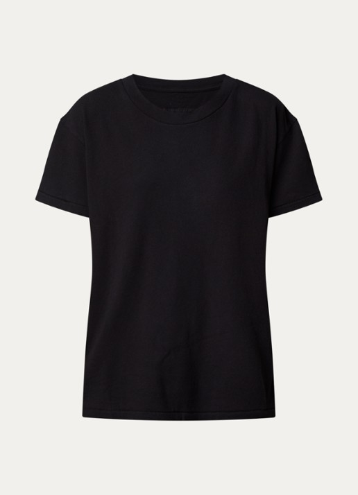 J.W. Anderson Brady T-shirt met ronde hals - voorkant 4 zwart