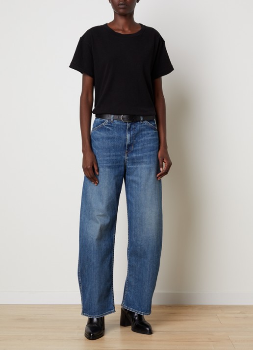 J.W. Anderson Brady T-shirt met ronde hals - voorkant 5 zwart