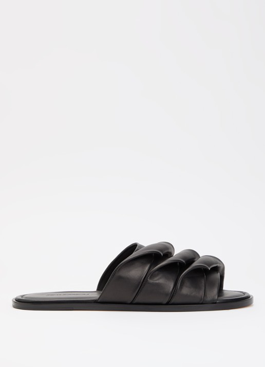 J.W. Anderson Coil slipper van leer