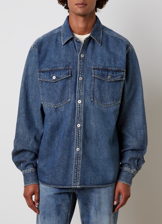 J.W. Anderson Comfort fit overshirt van denim met borstzakken