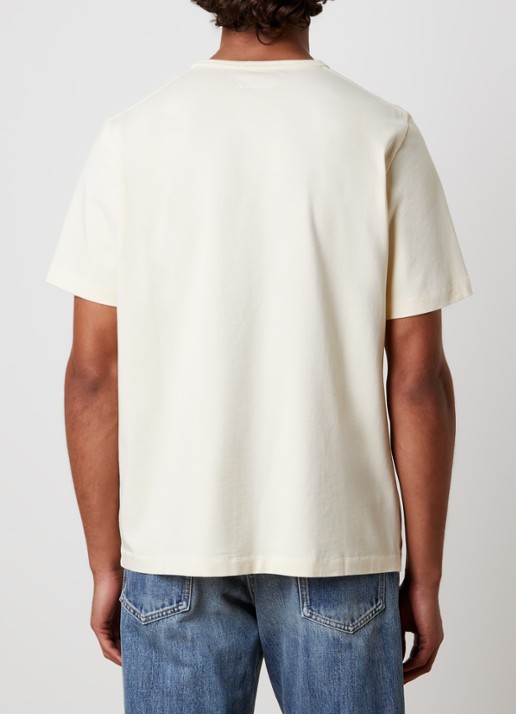 J.W. Anderson Kissing by the Rose Bush T-shirt met print - achterkant 3 gebroken wit