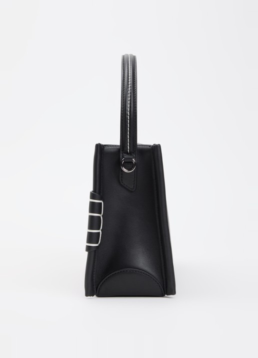 J.W. Anderson Loafer handtas van kalfsleer met afneembare schouderriem - detail 5 zwart