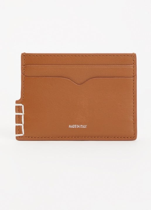 J.W. Anderson Loafer pasjeshouder van kalfsleer  - achterkant 3 cognac