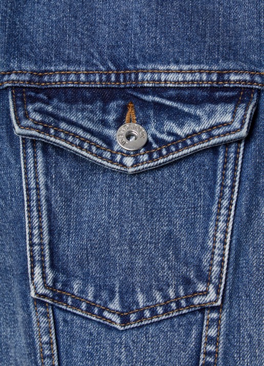 J.W. Anderson Spijkerjas met details van corduroy - detail 4 indigo