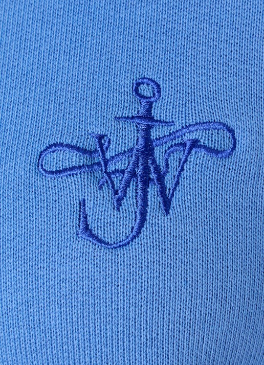 J.W. Anderson Sweater met logoborduring - detail 4 blauwgrijs