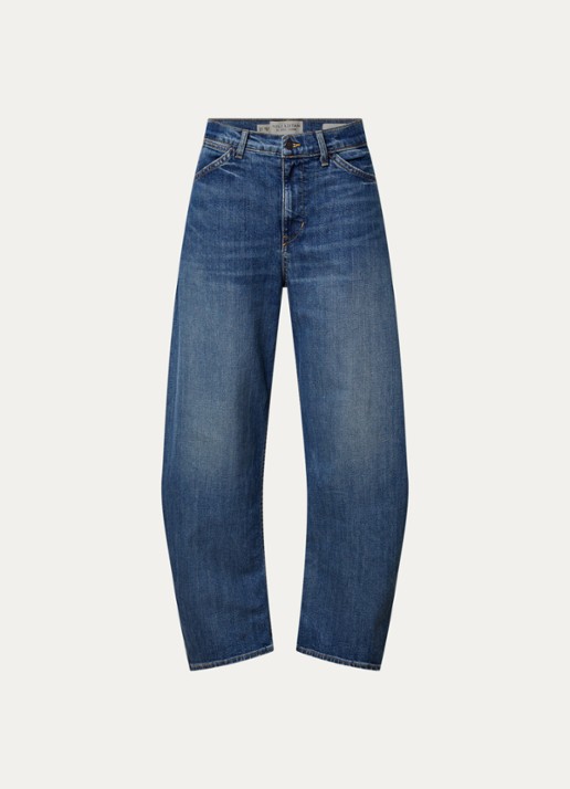 J.W. Anderson Tribeca high waist wide leg jeans met medium wassing - voorkant 5 jeans