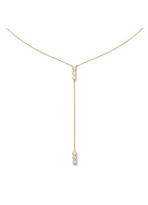 Jackie 14K Gold Cape Point ketting van 14 karaat geelgoud