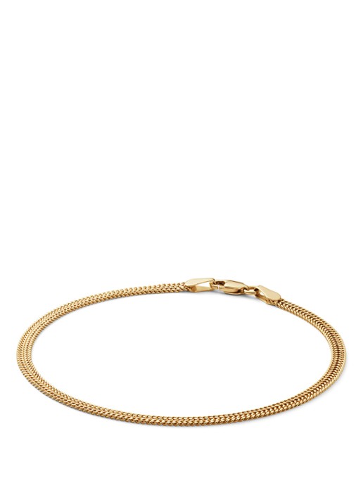Jackie 14K Gold Table Mountain armband van 14 karaat geelgoud