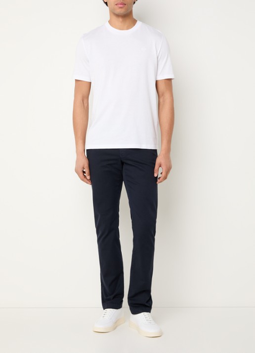 Jacob Cohën Bobby slim fit chino met steekzakken - voorkant 5 donkerblauw