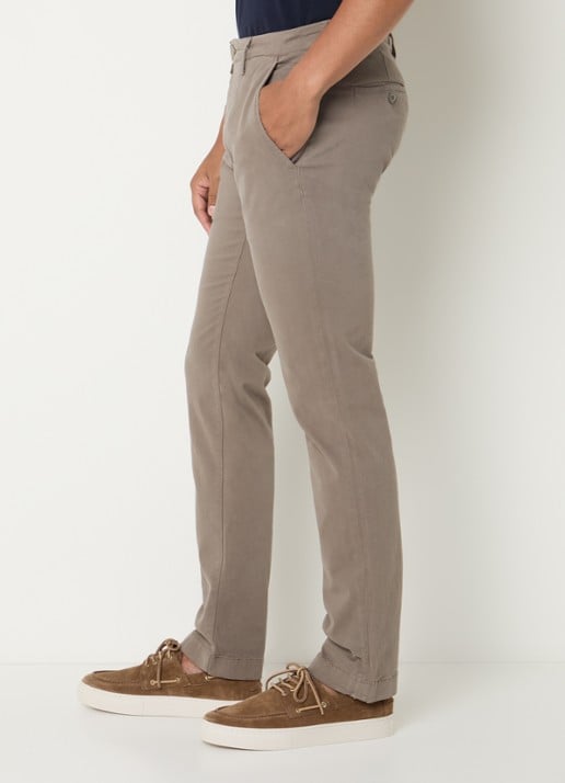 Jacob Cohën Bobby slim fit chino met steekzakken - detail 2 grijs