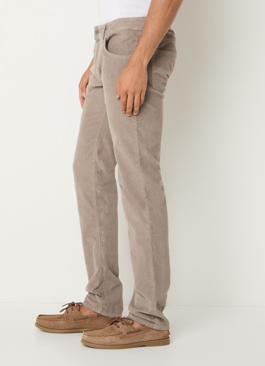 Jacob Cohën Nick slim fit broek van corduroy - detail 4 grijs