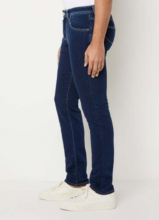 Jacob Cohën Nick slim fit jeans met donkere wassing - detail 4 indigo