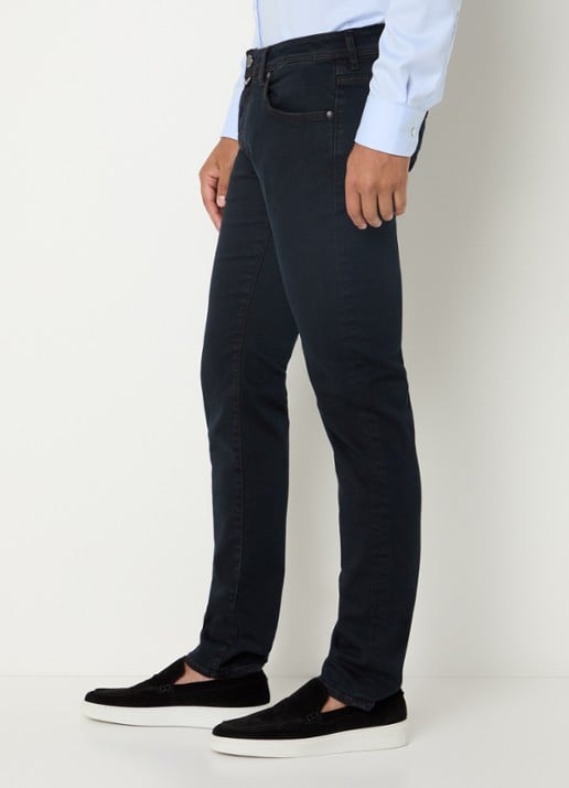 Jacob Cohën Nick slim fit jeans met gekleurde wassing - detail 5 indigo