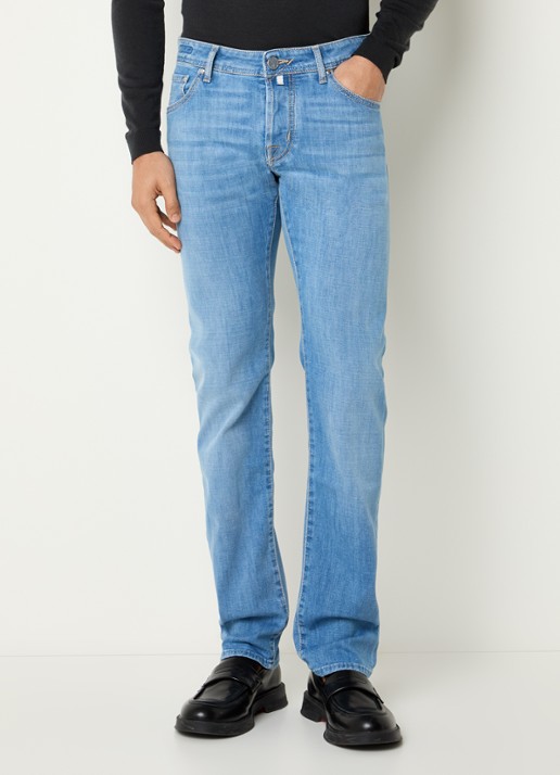 Jacob Cohën Nick slim fit jeans met lichte wassing
